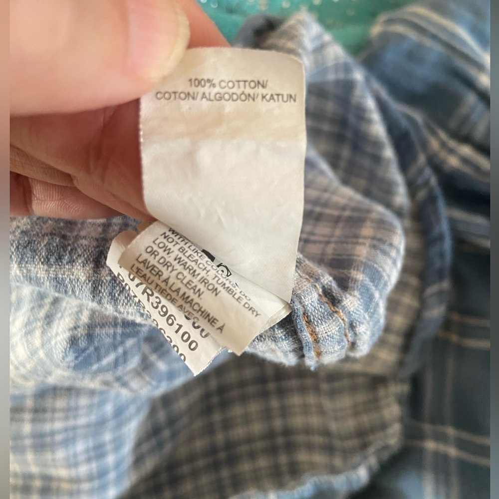 Lucky Brand Flannel Button Down Shirt - Picture 8 of 8